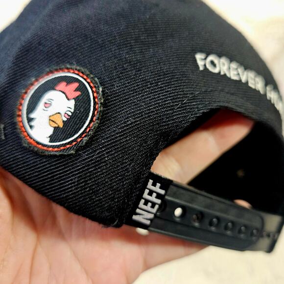 Fried Chicken by Neff 3D Black n White Embroidered Logo Hat Unisex Unique. Rare - Picture 12 of 13